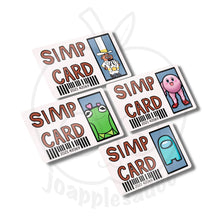 Load image into Gallery viewer, Simp Cards: Memes - joapplesauce