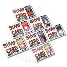 Load image into Gallery viewer, Simp Cards: Other Anime - joapplesauce