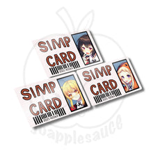 Load image into Gallery viewer, Simp Cards: Other Anime - joapplesauce
