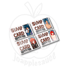 Load image into Gallery viewer, Simp Cards: Genshin Impact - joapplesauce