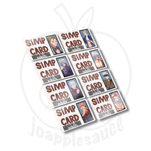 Load image into Gallery viewer, Simp Cards: Jujutsu Kaisen - joapplesauce