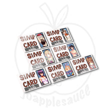 Load image into Gallery viewer, Simp Cards: Other Anime - joapplesauce