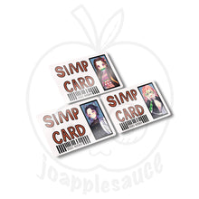 Load image into Gallery viewer, Simp Cards: Demon Slayer - joapplesauce
