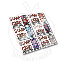 Load image into Gallery viewer, Simp Cards: Genshin Impact - joapplesauce