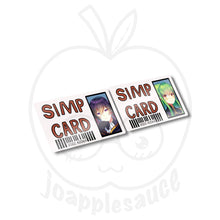 Load image into Gallery viewer, Simp Cards: Other Anime - joapplesauce