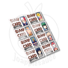 Load image into Gallery viewer, Simp Cards: Other Anime - joapplesauce