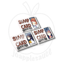 Load image into Gallery viewer, Simp Cards: Other Anime - joapplesauce