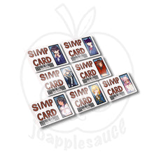 Load image into Gallery viewer, Simp Cards: Other Anime - joapplesauce