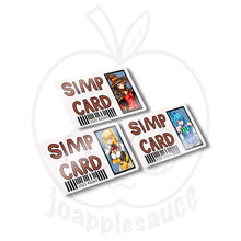 Load image into Gallery viewer, Simp Cards: Other Anime - joapplesauce