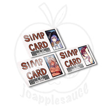 Load image into Gallery viewer, Simp Cards: Other Anime - joapplesauce