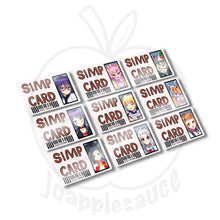 Load image into Gallery viewer, Simp Cards: Other Anime - joapplesauce