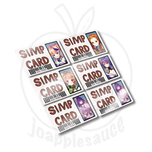Load image into Gallery viewer, Simp Cards: Genshin Impact - joapplesauce