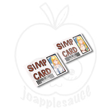 Load image into Gallery viewer, Simp Cards: Other Anime - joapplesauce