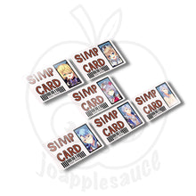 Load image into Gallery viewer, Simp Cards: Genshin Impact - joapplesauce