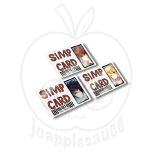 Load image into Gallery viewer, Simp Cards: Other Anime - joapplesauce