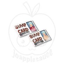 Load image into Gallery viewer, Simp Cards: Other Anime - joapplesauce