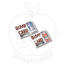 Load image into Gallery viewer, Simp Cards: Vocaloid and Hololive - joapplesauce