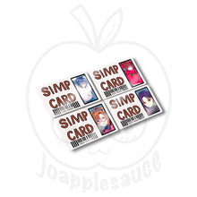 Load image into Gallery viewer, Simp Cards: Other Anime - joapplesauce