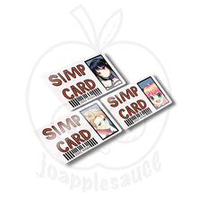 Load image into Gallery viewer, Simp Cards: Other Anime - joapplesauce