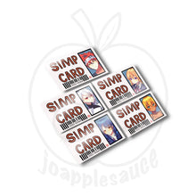 Load image into Gallery viewer, Simp Cards: Other Anime - joapplesauce