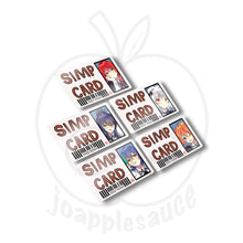 Load image into Gallery viewer, Simp Cards: Other Anime - joapplesauce
