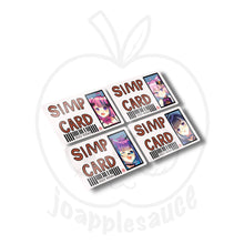 Load image into Gallery viewer, Simp Cards: Vocaloid and VTuber - joapplesauce