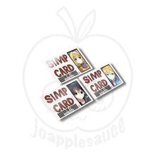 Load image into Gallery viewer, Simp Cards: Other Anime - joapplesauce