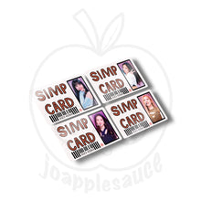 Load image into Gallery viewer, Simp Cards: KPOP & Other