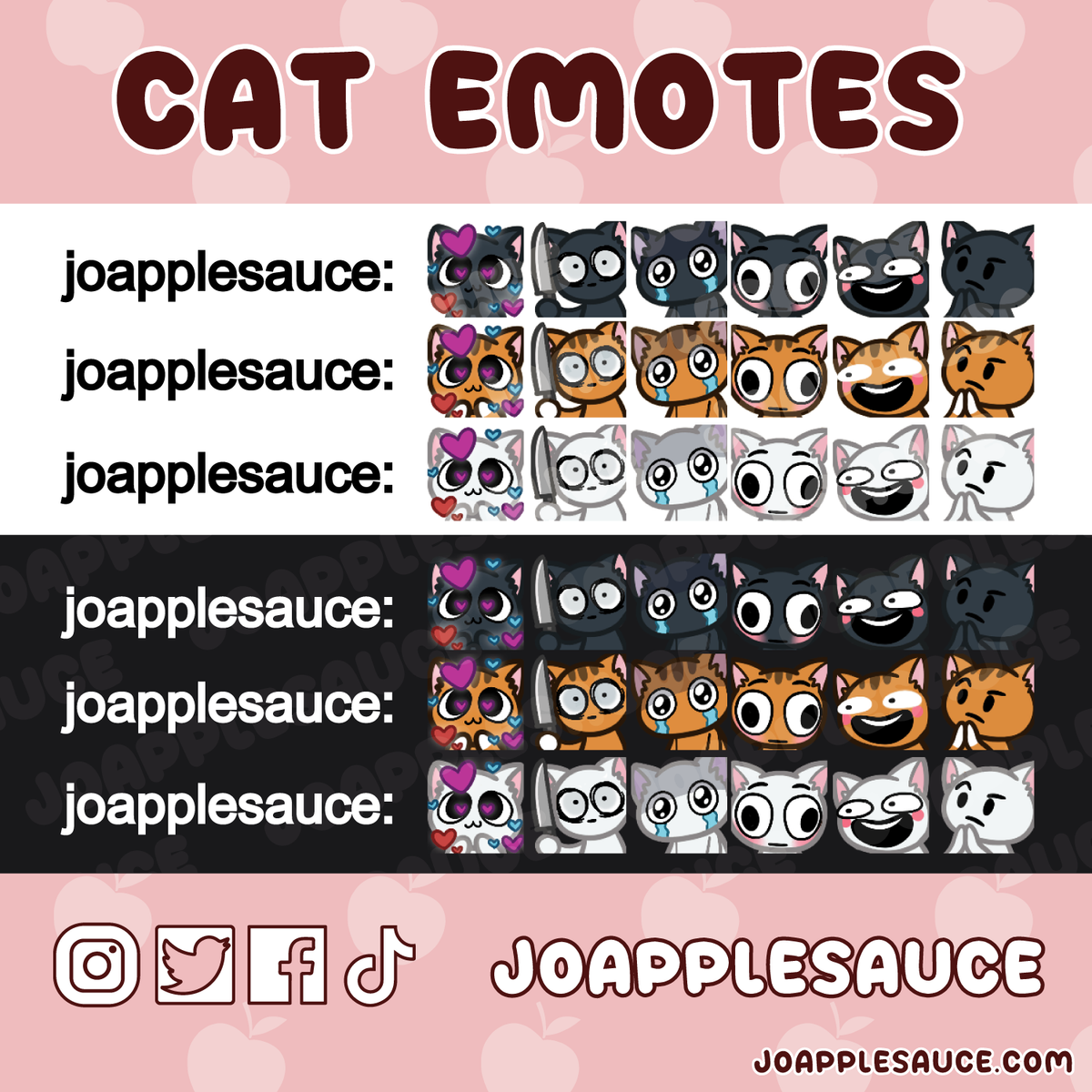 Cat Emotes – joapplesauce