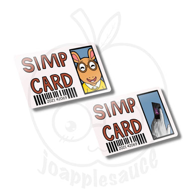 Simp Cards: Memes - joapplesauce