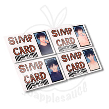 Load image into Gallery viewer, Simp Cards: Jujutsu Kaisen - joapplesauce