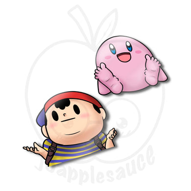 Ness and Kirby Feet - joapplesauce