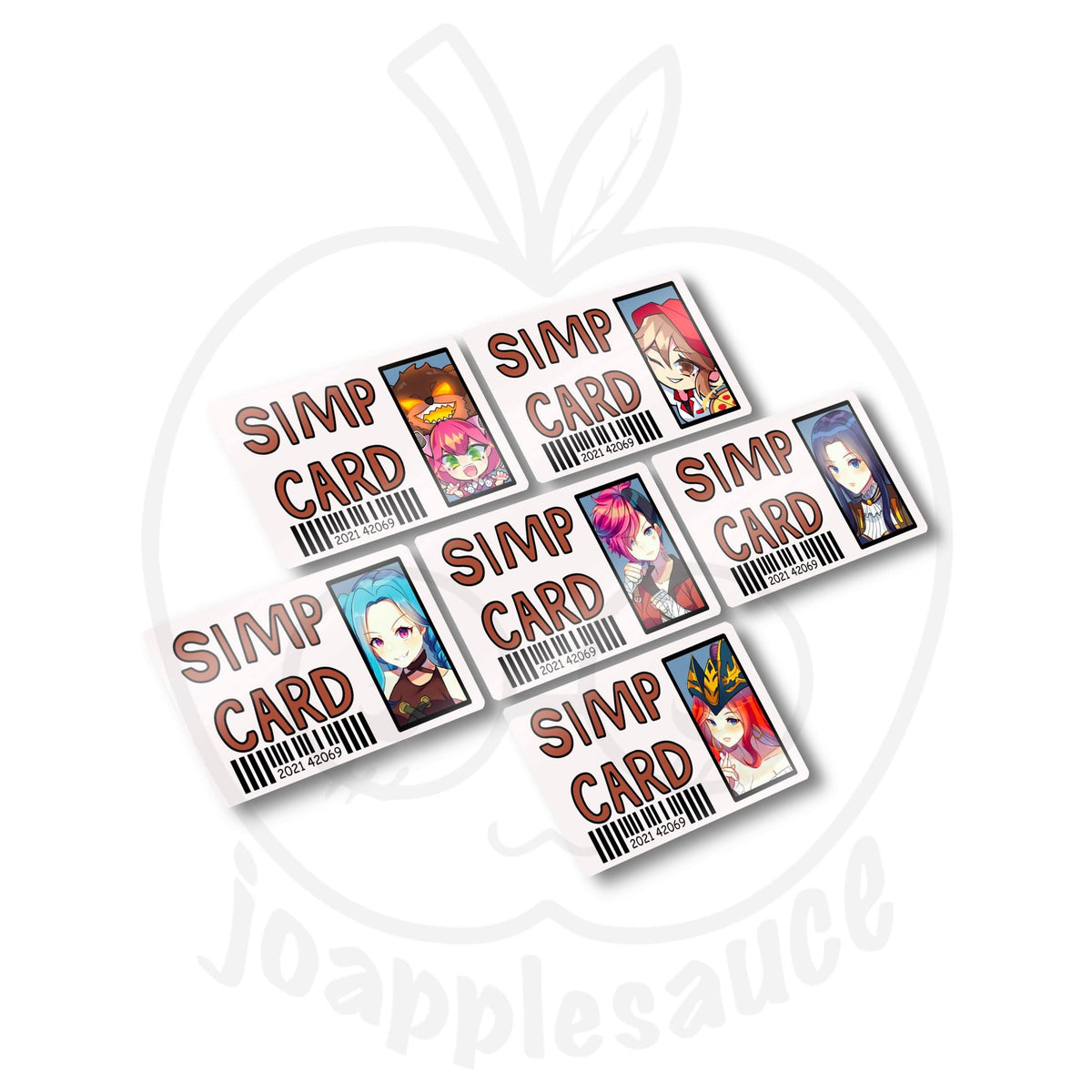 Simp Cards: League of Legends – joapplesauce