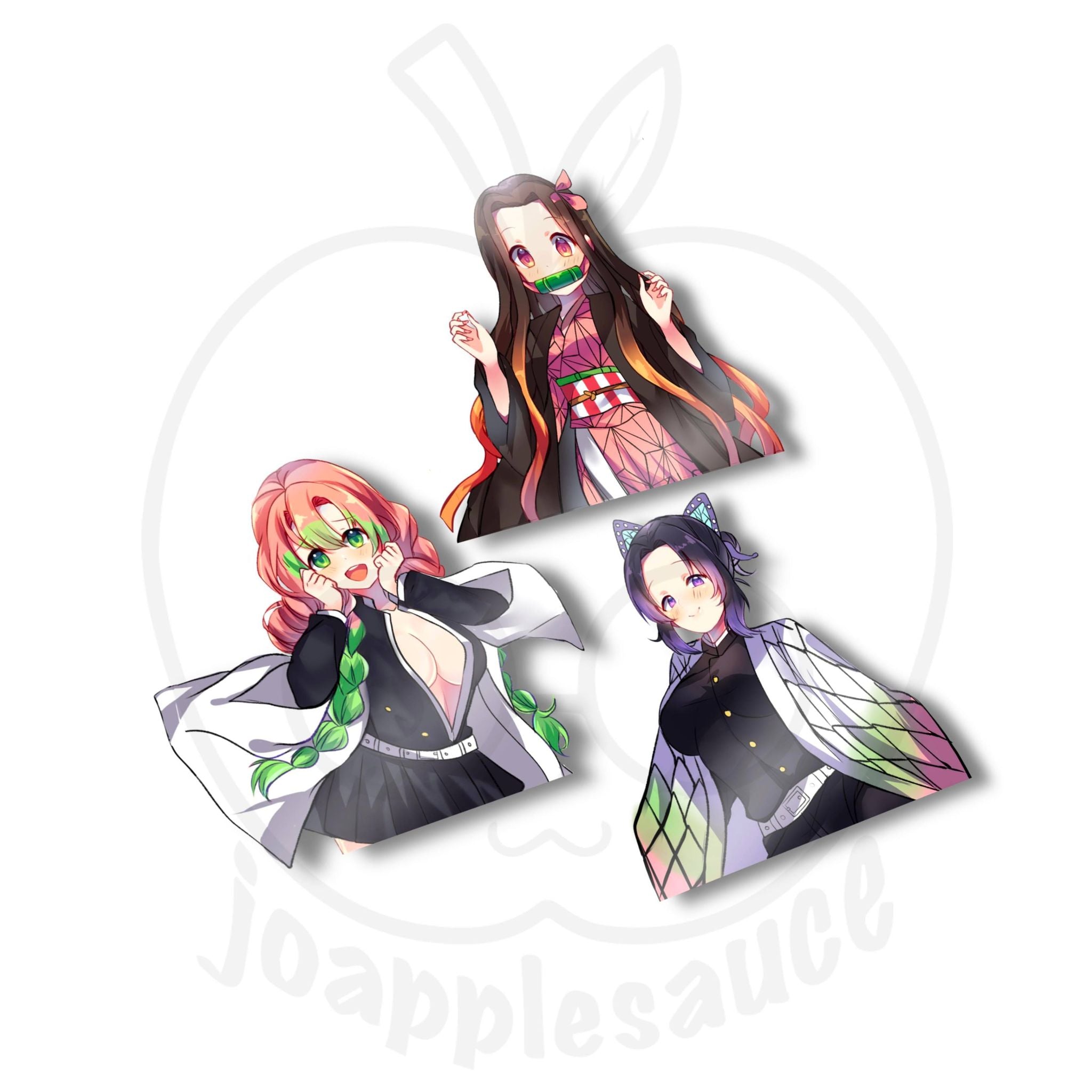 Nezuko, Mitsuri, & Shinobu – joapplesauce