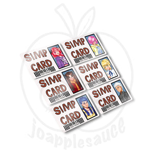 Simp Cards: Fate Series - joapplesauce
