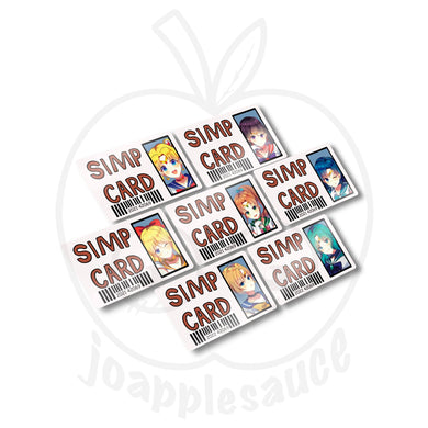 Simp Cards: Sailor Moon - joapplesauce