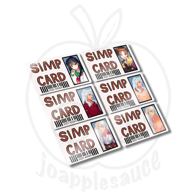Simp Cards: Inuyasha - joapplesauce