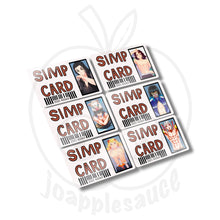 Load image into Gallery viewer, Simp Cards: Demon Slayer - joapplesauce