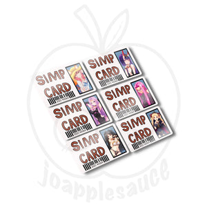 Simp Cards: Fate Series - joapplesauce