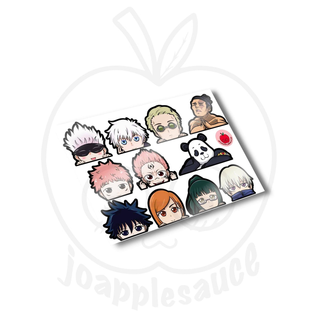 Jujutsu Kaisen Mini Sticker Sheet - joapplesauce