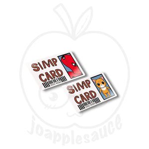 Simp Cards: Memes - joapplesauce