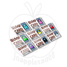 Load image into Gallery viewer, Simp Cards: Other Gaming - joapplesauce
