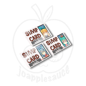 Simp Cards: Vocaloid and VTuber - joapplesauce
