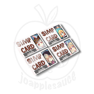 Simp Cards: Vocaloid and VTuber - joapplesauce