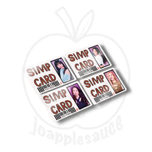Load image into Gallery viewer, Simp Cards: KPOP &amp; Other
