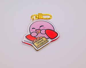 Kirby Nuggies Keychain