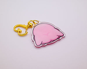 Kirby letting the dogs out keychain